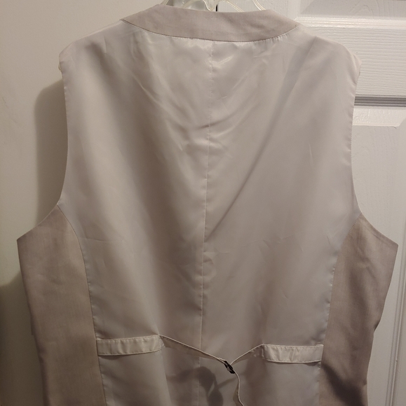 J. Ferrar Blazer Mens V-Neck Formal Suits Vest Top - Picture 4 of 7